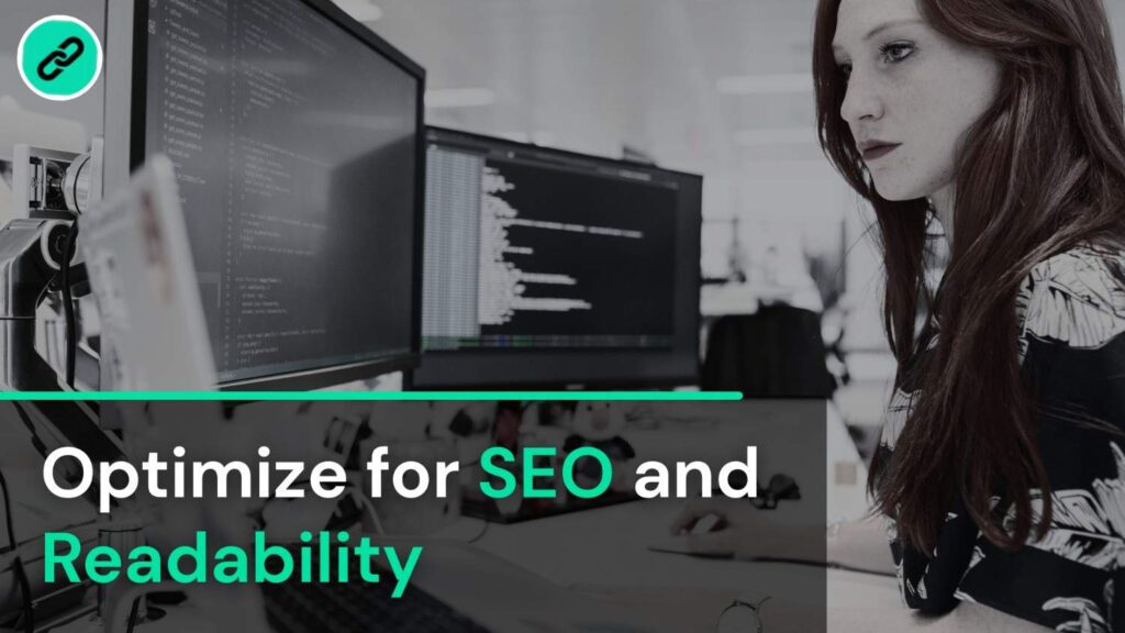 Optimize for SEO and Readability
