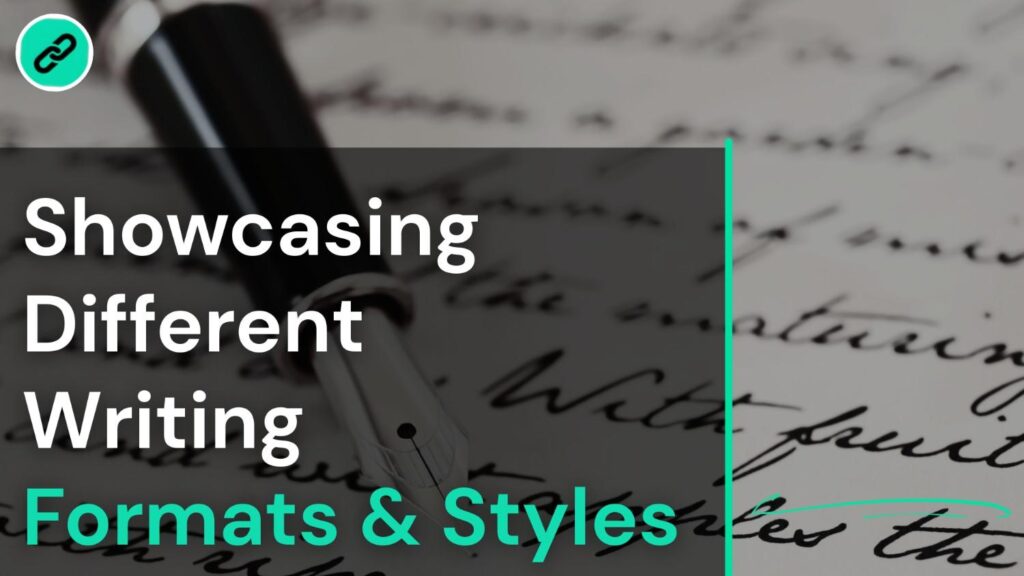 Showcasing Different Writing Formats and Styles